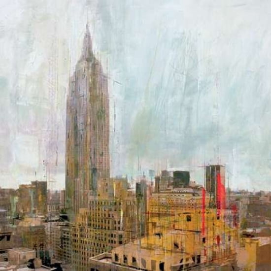 New York 01 Canvas Art - Markus Haub (24 x 24)
