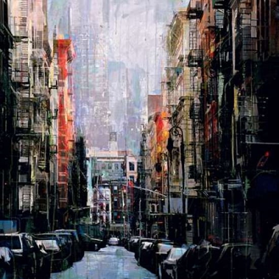 New York 02 Canvas Art - Markus Haub (24 x 24)