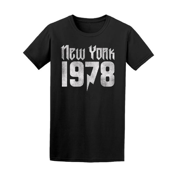 New York 1978 Thunder T-Shirt Men -Image by Shutterstock, Male Large