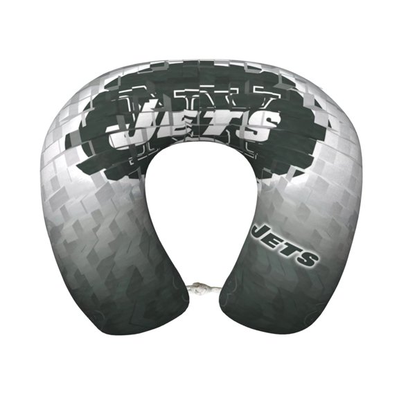 New_York 2 Comfortable And Portable U-Shaped Pillow, American Football Team Theme Travel Neck Pillow, Supports Neck And Head, Relieves Fatigue, Suitable For Cam_pus, Office Lunch Break Pillow