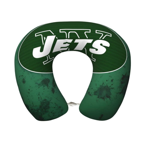 New_York 2 Comfortable And Portable U-Shaped Pillow, American Football Team Theme Travel Neck Pillow, Supports Neck And Head, Relieves Fatigue, Suitable For Cam_pus, Office Lunch Break Pillow