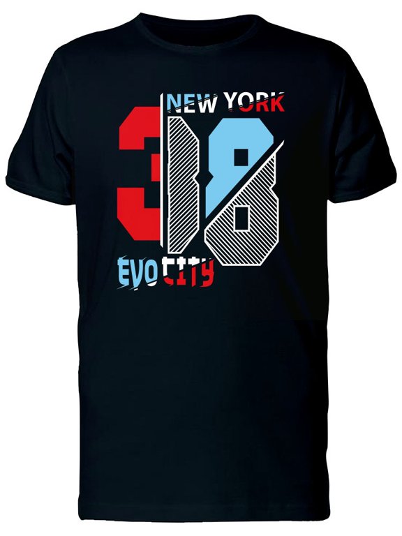 New York 38 Evo City Art T-Shirt Men -Image by Shutterstock, Male 4X-Large