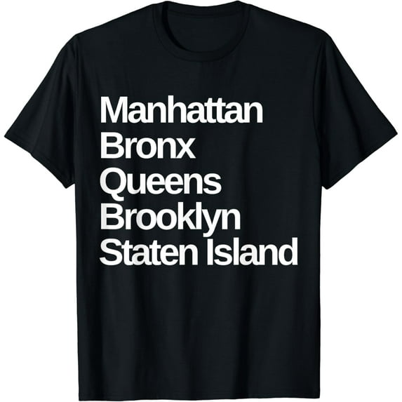New York 5 Boroughs T-Shirt