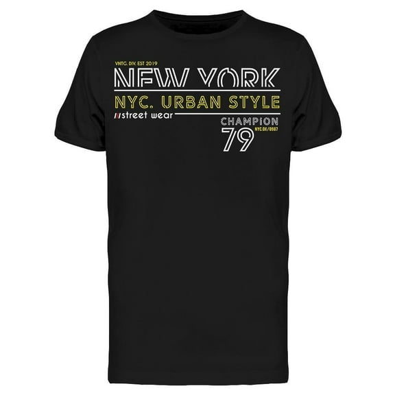New York 79 T-Shirt Men -Image by Shutterstock, Male Small