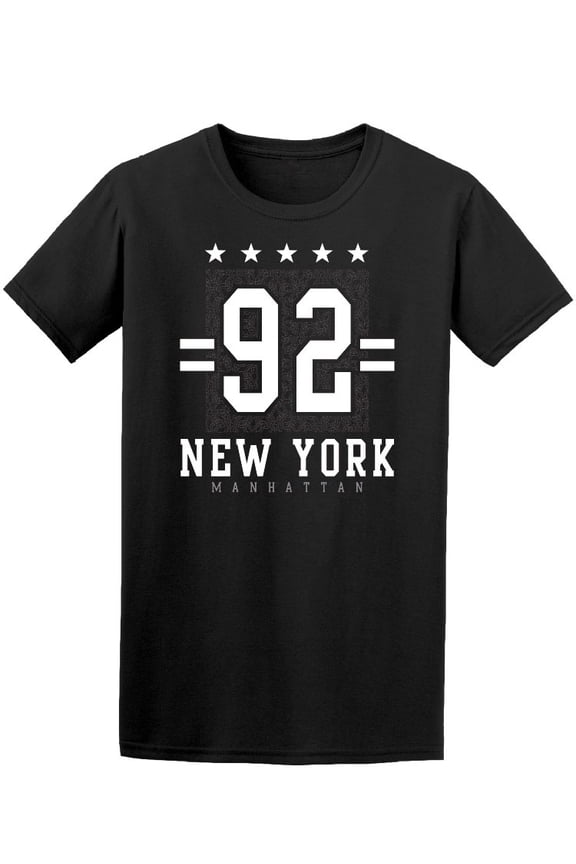 New York 92 Manhattan 5 Stars T-Shirt Men -Image by Shutterstock, Male Large