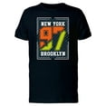 thumbnail image 1 of New York 97 Brooklyn Orange T-Shirt Men -Image by Shutterstock, Male 3X-Large, 1 of 4