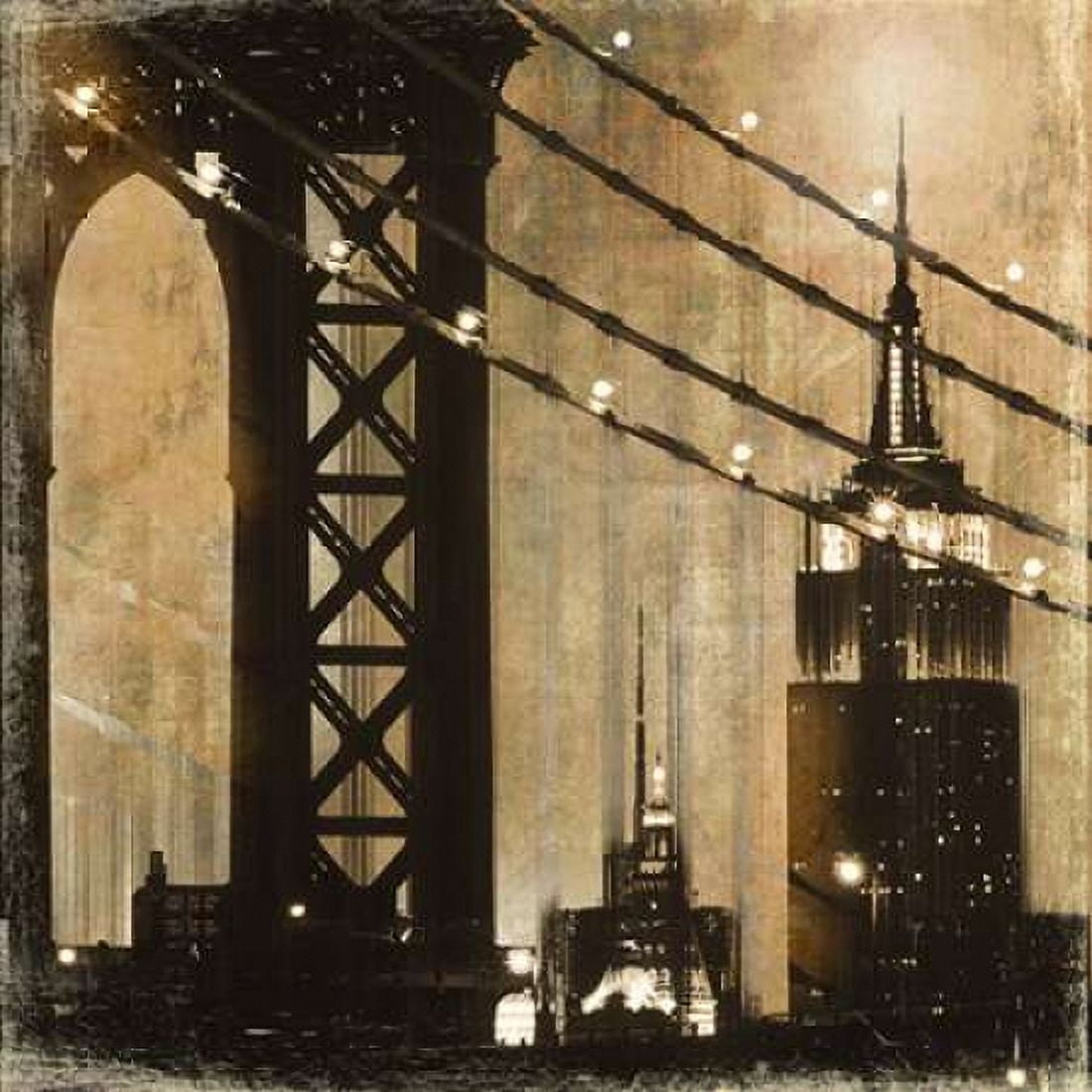 New York Aglow Canvas Art - Kelly Donovan (24 x 24)
