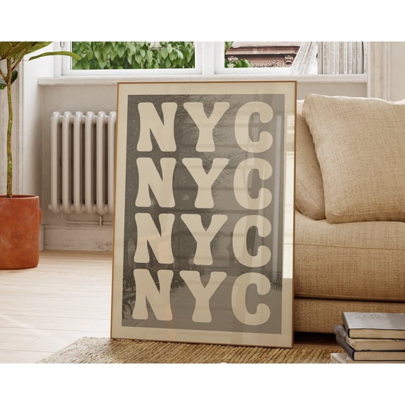 New York Art Print Nyc Wall Art New York City Poster Minimalist New York Art Nyc Poster New York Decor Nyc 1 Print Wall Art, Modern Wall Decor, 12x18 UNFRAMED