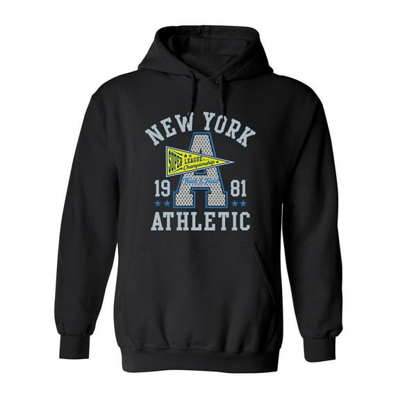 New York Athletic '81 Hoodie Men -Image by Shutterstock, Male Small