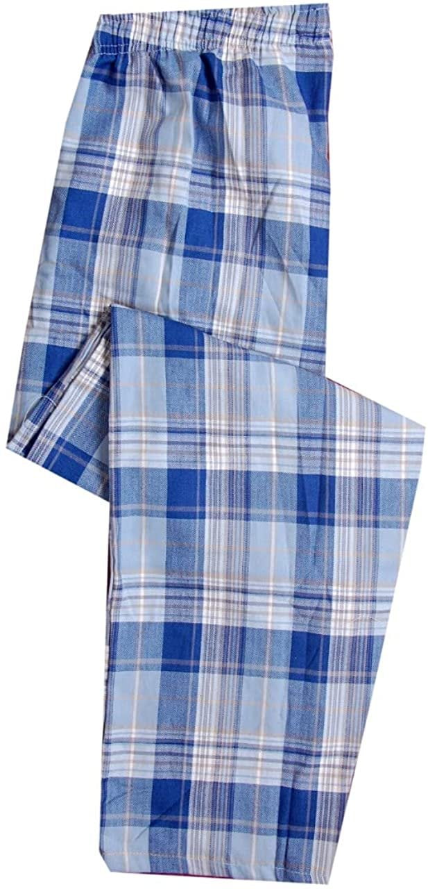 Plaid Flannel Pajama Pants for Men