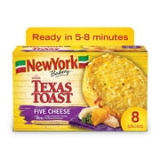 New York Bakery Five Cheese Texas Toast, 13.5 oz (8 Count), Frozen