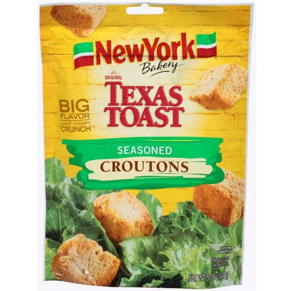 New York Bakery the Original Texas Toast Seasoned Croutons - 5oz (Pack of 24)