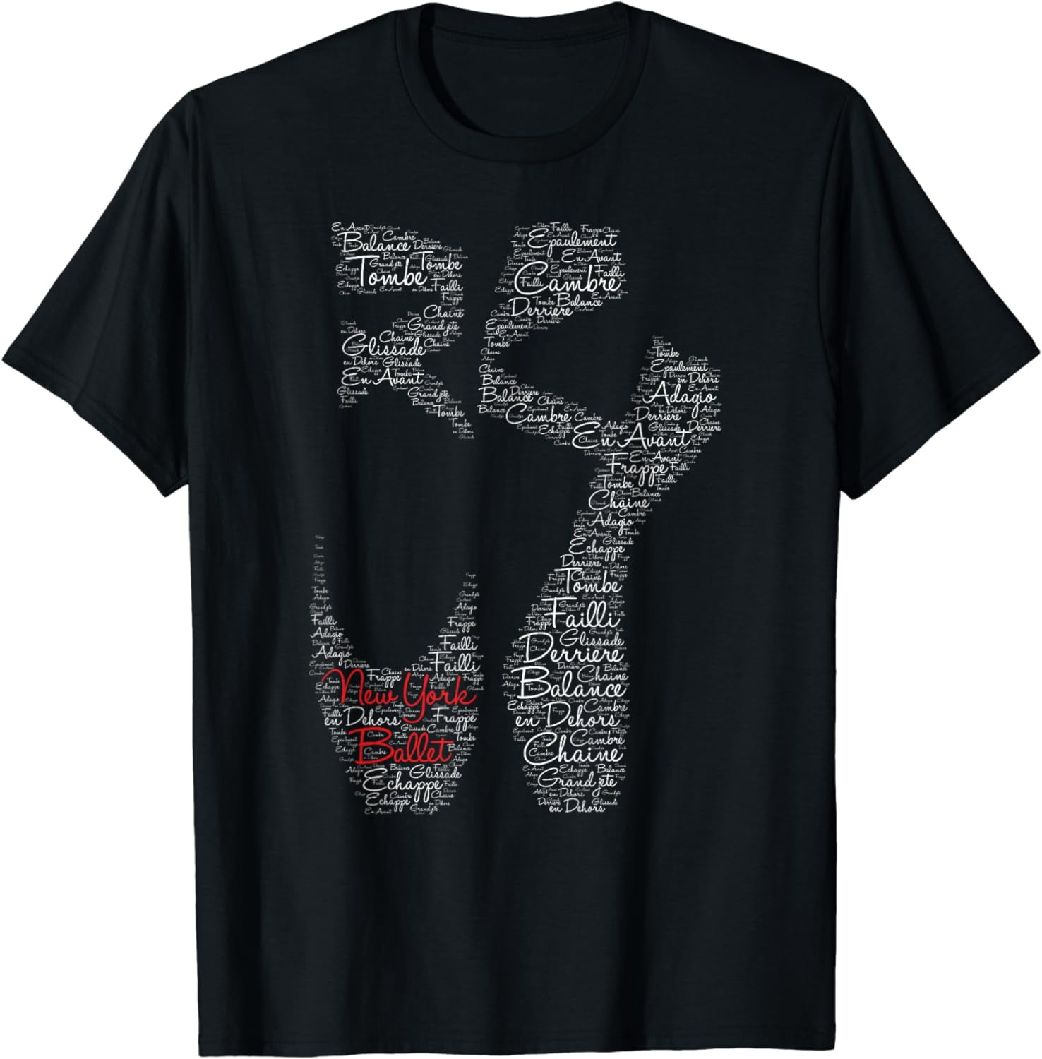 New York Ballet Pointe Shoe - T-Shirt Women Girls New York Ballet Pointe Shoe - T-Shirt Women Girls