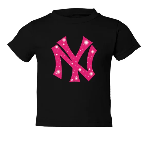 New York Baseball Team Pink Logo Fan Apparel Graphic Print Unisex T-Shirt G512, up to Size 5XL