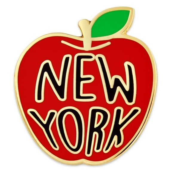 New York Big Apple Jewelry Souvenir Enamel Lapel Pin