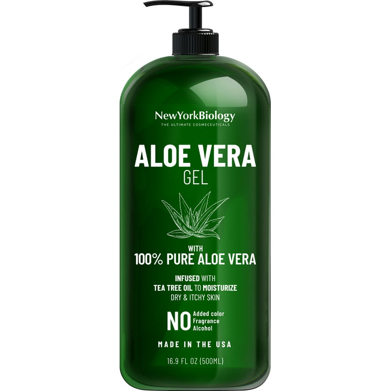 Pure Aloe Vera Gel + Tea Tree Oil - ALODERMA
