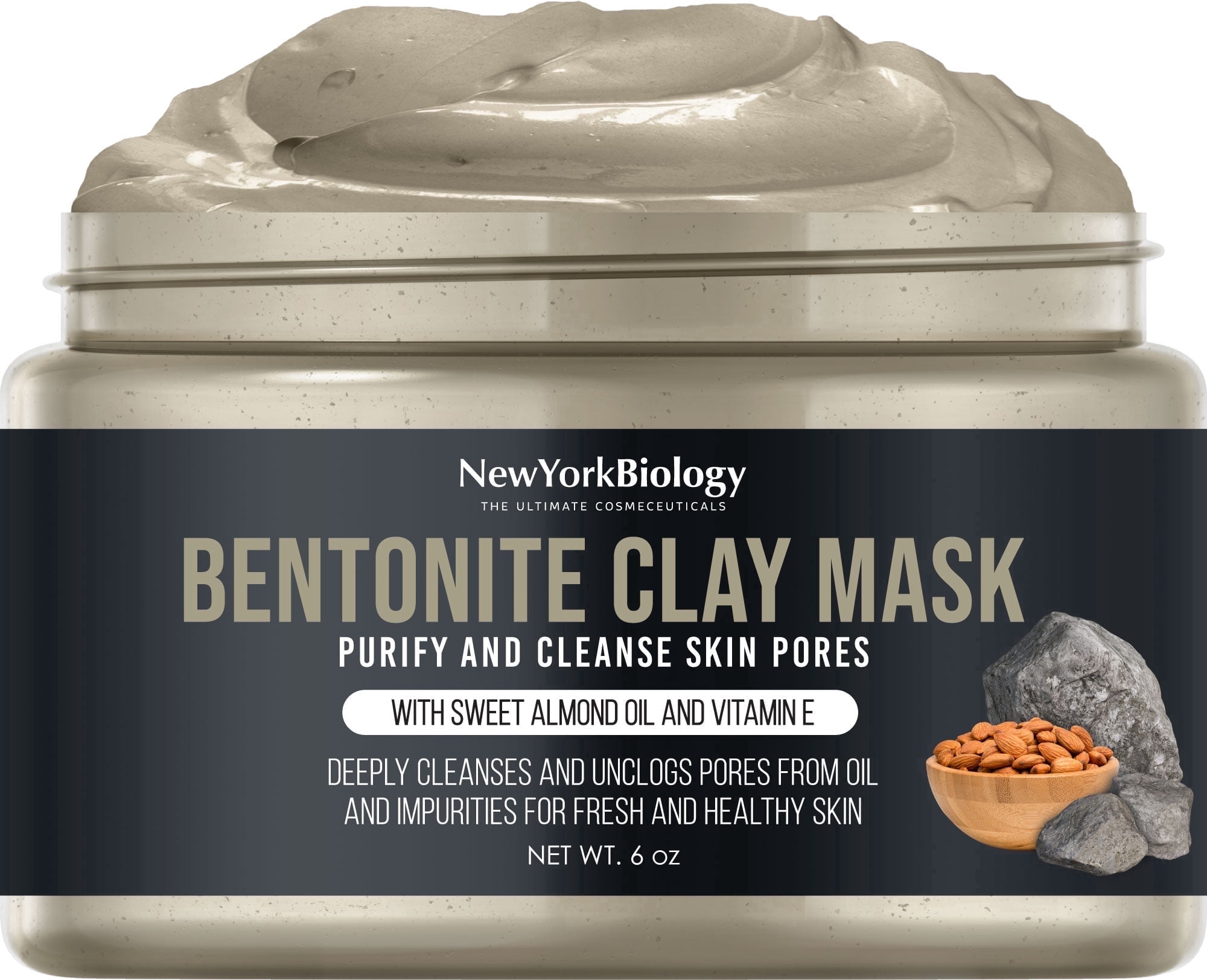 New York Biology Zinc Oxide Facial Mask 6 oz – Moisturizing and