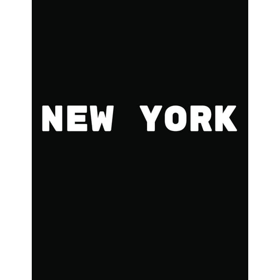 New York: Black and White Decorative Book to Stack Together on Coffee Tables, Bookshelves and Interior Design Add Bookis, (Paperback)