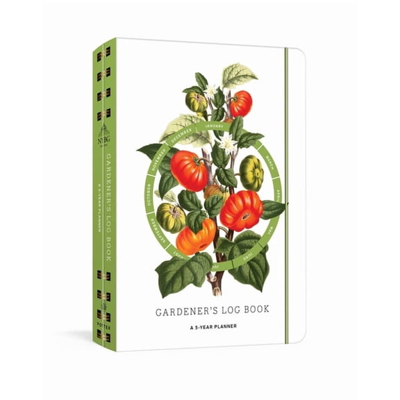 New York Botanical Garden Gardener's Log Book: A 5-Year Planner, (Hardcover)