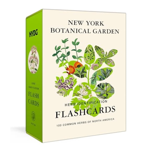 Pre-Owned New York Botanical Garden Herb Identification Flashcards: 100 Common Herbs of North America, 9780593796467, 0593796462, Paperback,