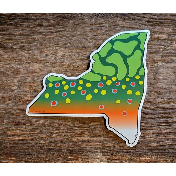 New York Brook Trout Skin Sticker Decal