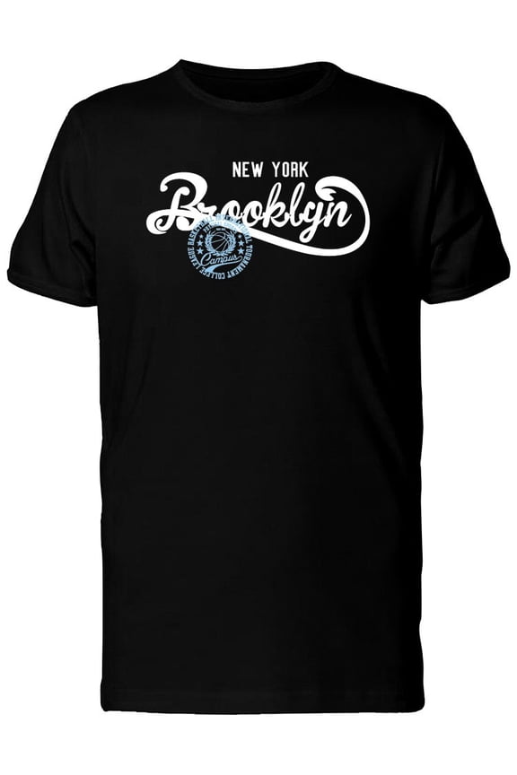 New York Brooklyn Small Logo T-Shirt Men -Image by Shutterstock, Male x-Large