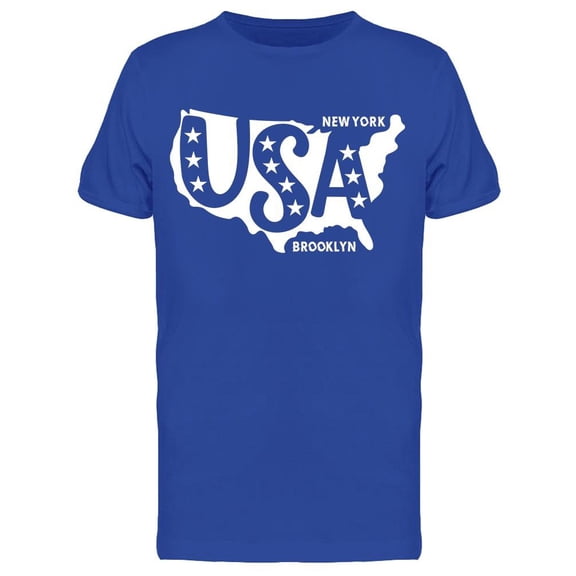 New York Brooklyn, Usa T-Shirt Men -Image by Shutterstock, Male Large