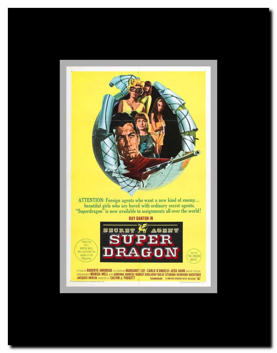 New York Calling Superdragon Framed Movie Poster