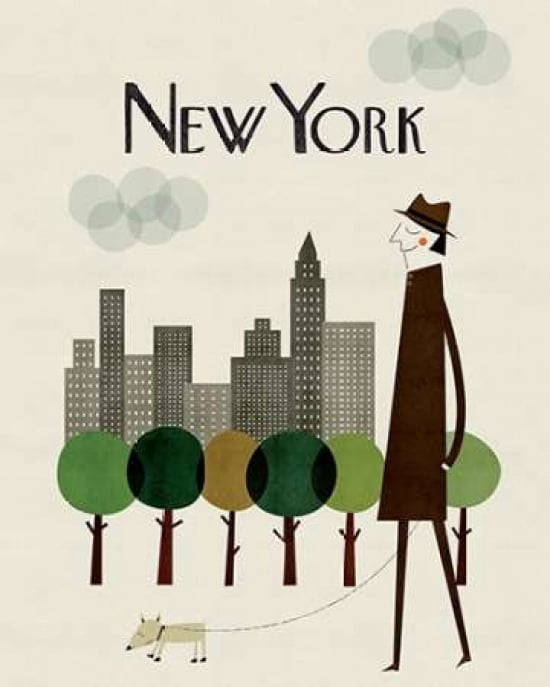 New York Canvas Art - Blanca Gomez (24 x 30)