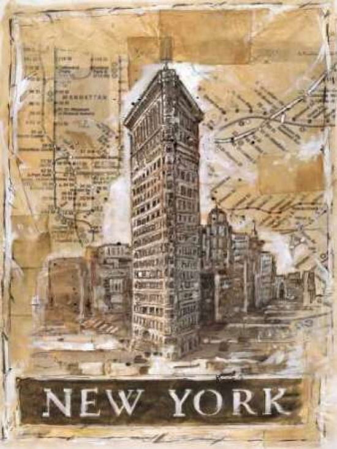 New York Canvas Art - Marta G Wiley (18 x 24)