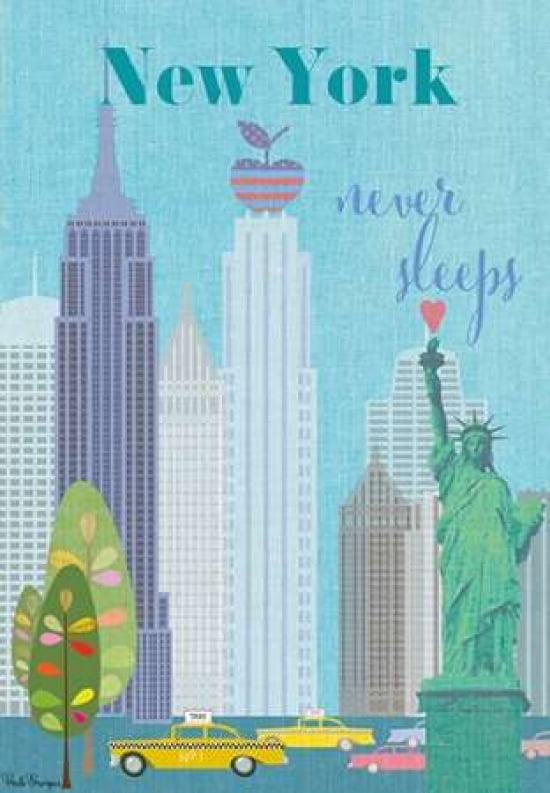 New York Canvas Art - Mila Marquis (20 x 28)