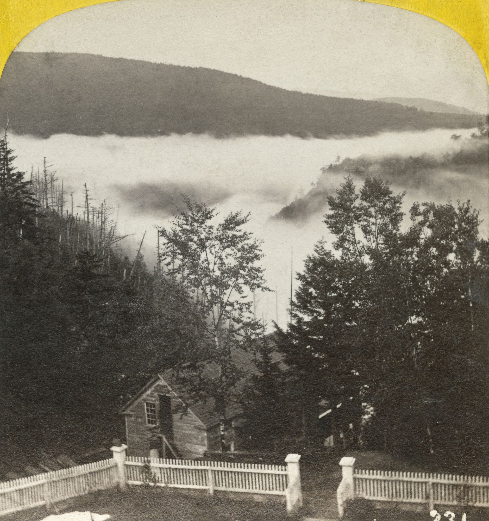 New York Catskills, C1871. /Nmorning Mist In The Cauterskill In