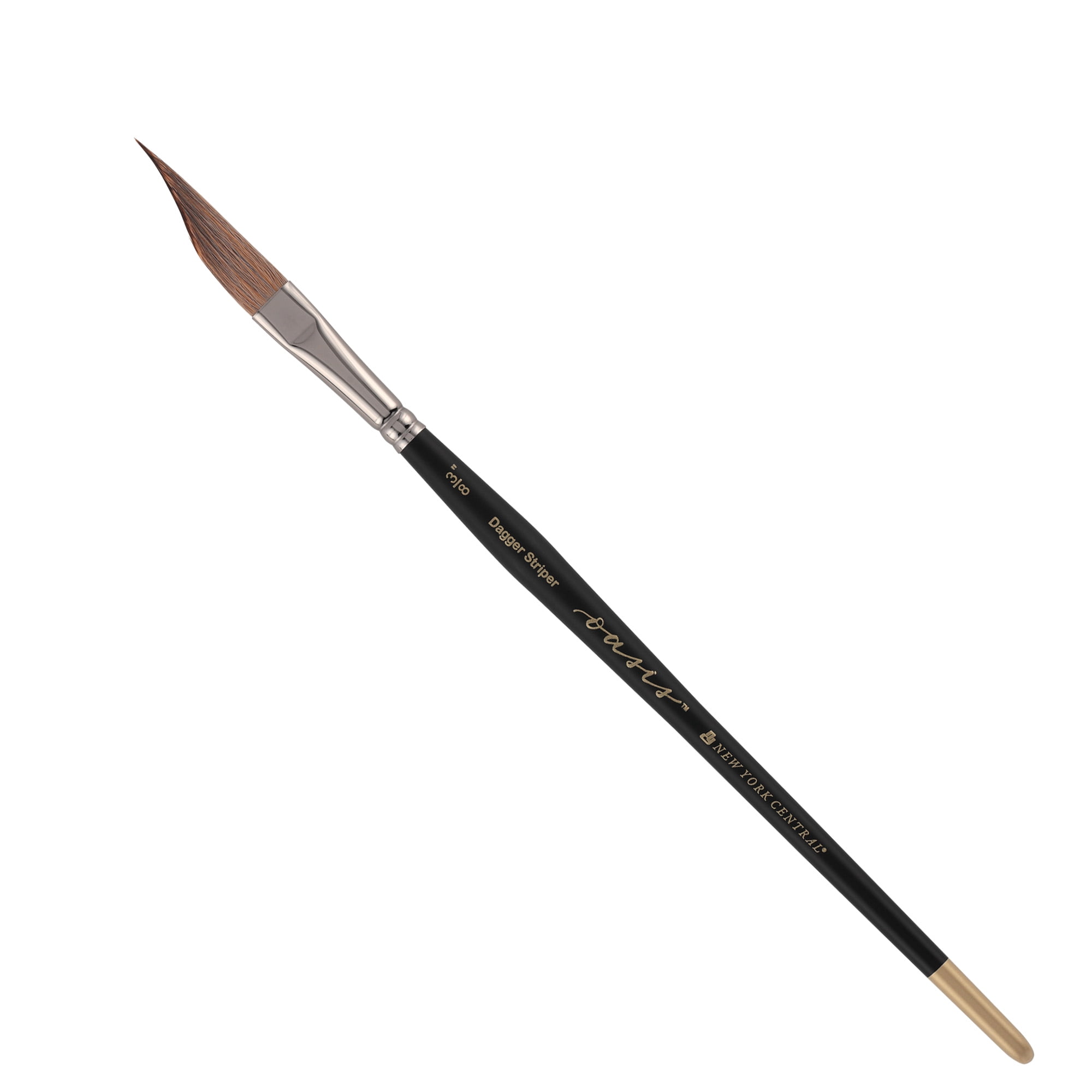 New York Central Oasis Synthetic Premium Brushes - Elite Professional Watercolor Brushes for Artists, Painting, Students, Studios, & More! - [Dagger Striper - 3/8"]