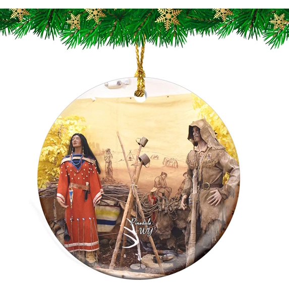 New York Central Park New York USA Christmas Ornament Travel Souvenir Personalized Christmas Tree Pendant Hanging Decoration