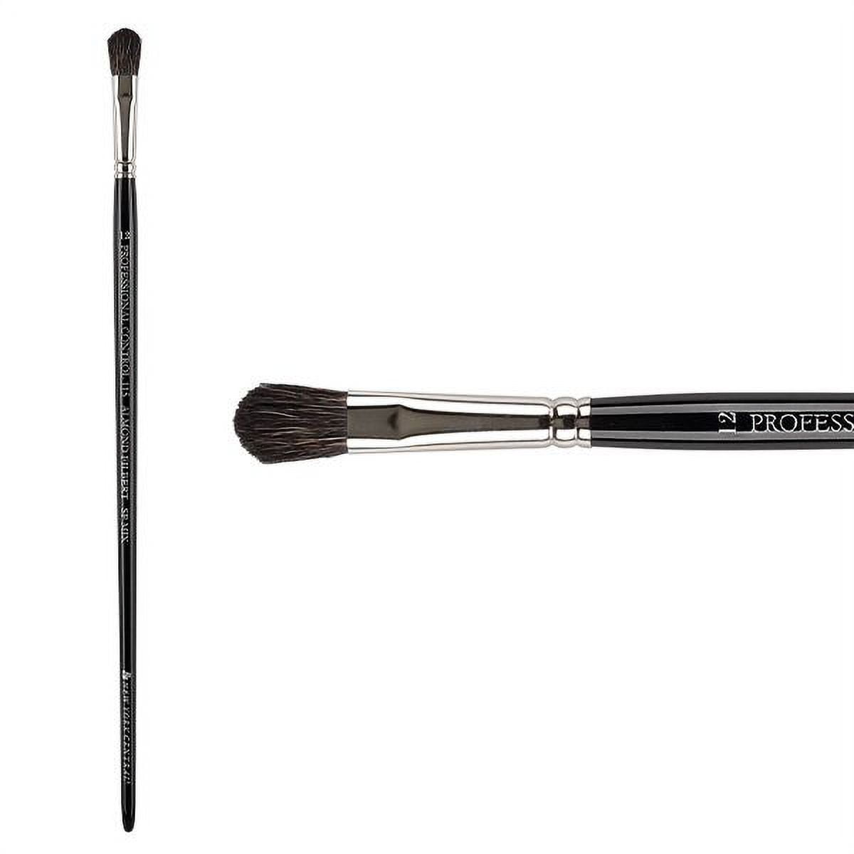New York Central Professional Control Oil Brushes - Luxury Professional Brushes for Oil Paint, Artists, Superior Control, & More! - [SP Mix Almond Filbert - Size 12]