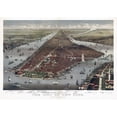 thumbnail image 1 of New York City 1884. Nbird'S-Eye View Of New York And Parts Of Brooklyn. Lithograph By Currier & Ives 1884. Print by, 1 of 3