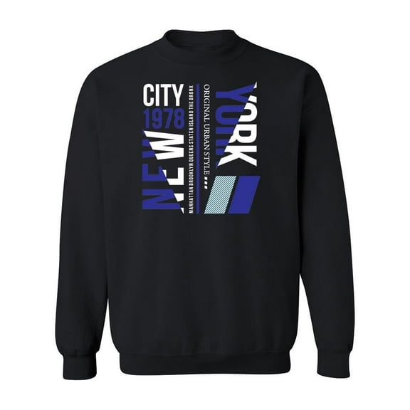 New York City 1978. Sweatshirt Men -Image by Shutterstock, Male Large