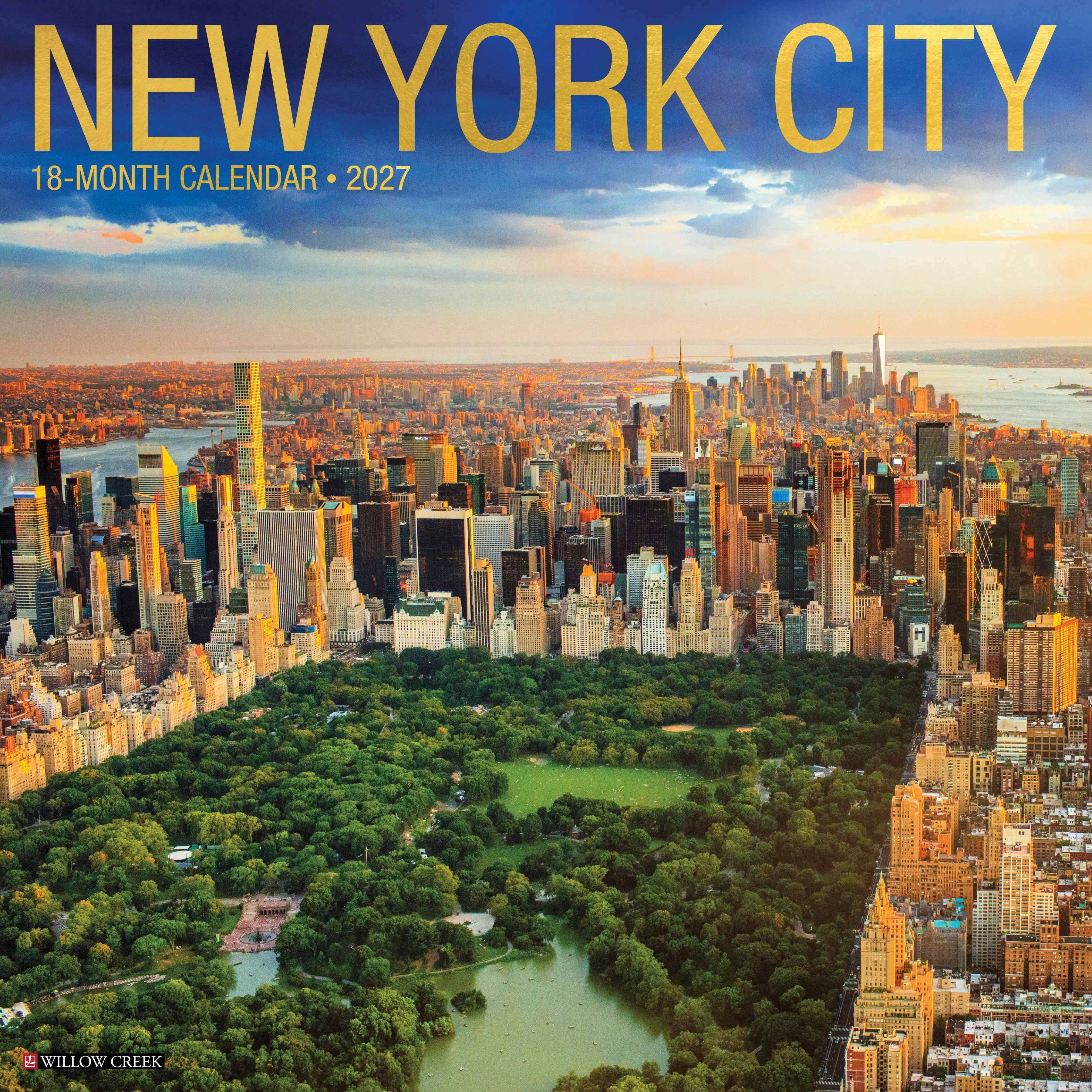 Willow Creek Press, New York City 2027 Wall Calendar
