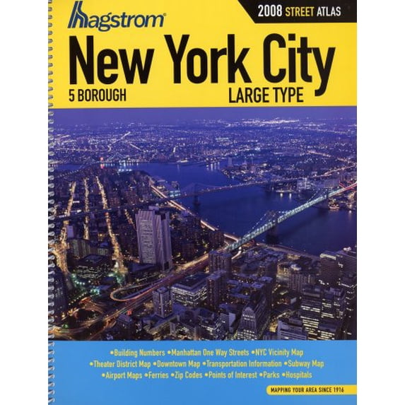 Pre-Owned New York City 5 Borough Street Atlas (Hagstrom New York City Five Borough Atlas) Paperback