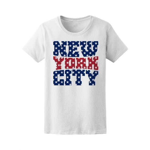 New York City American Flag Star Tee Women's -Image by Shutterstock