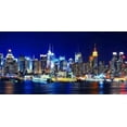 thumbnail image 1 of New York City At Night CANVAS or PRINT WALL ART, 1 of 1