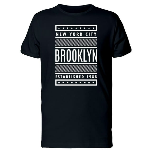 New York City Brooklyn Retro T-Shirt Men -Image by Shutterstock, Male Medium