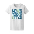thumbnail image 1 of New York City Brooklyn  T-Shirt Women -Image by Shutterstock, Female XX-Large, 1 of 2
