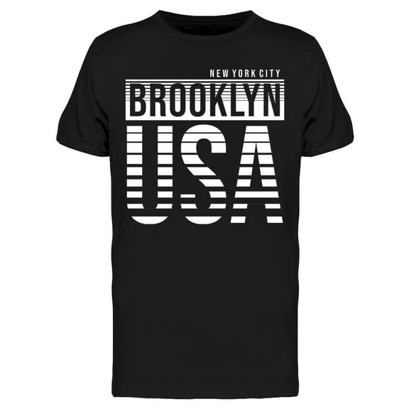 New York City Brooklyn Usa T-Shirt Men -Image by Shutterstock, Male x-Large