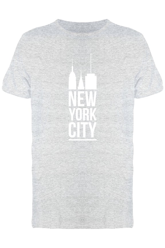 New York City Building Logo T-Shirt Men -Image by Shutterstock, Male Large