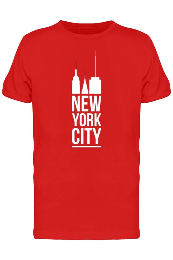 New York City Building Logo T-Shirt Men -Image by Shutterstock, Male x-Large