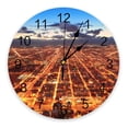 thumbnail image 1 of New York City Buildings Clocks Wall Home Decor Modern Kitchen Room Bedroom Living Room Decor Wall Clock, 1 of 5