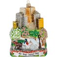 thumbnail image 1 of New York City Central Park Polish Glass Christmas Ornament ONE Decoration NYC, 1 of 4