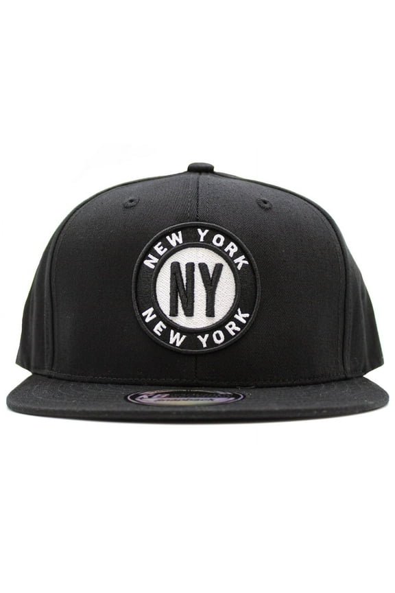 New York City Circle City Embroidered Snapback Adjustable Baseball Cap Mens Womens