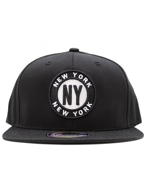 New York City Circle City Embroidered Snapback Adjustable Baseball Cap Mens Womens